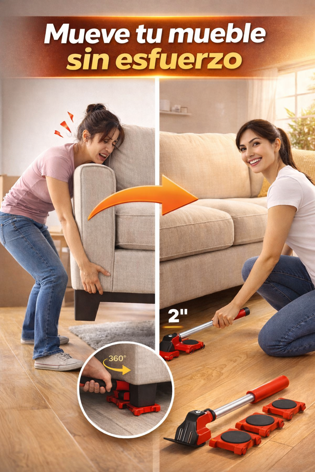 Mueve cualquier mueble con LiftMove