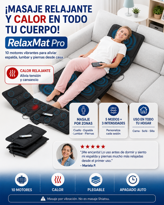 Colchón de Masaje por Vibración | nueva presentación ✨