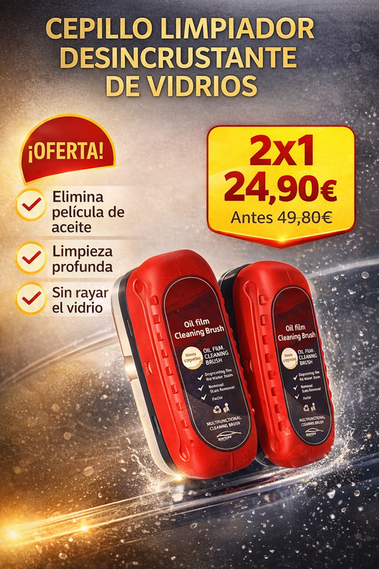 2 Cepillos Limpiadores para parabrisas | No más cristales sucios