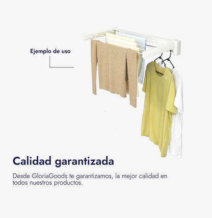 Tendedero Plegable de Pared con Toallero | Oferta 2x1