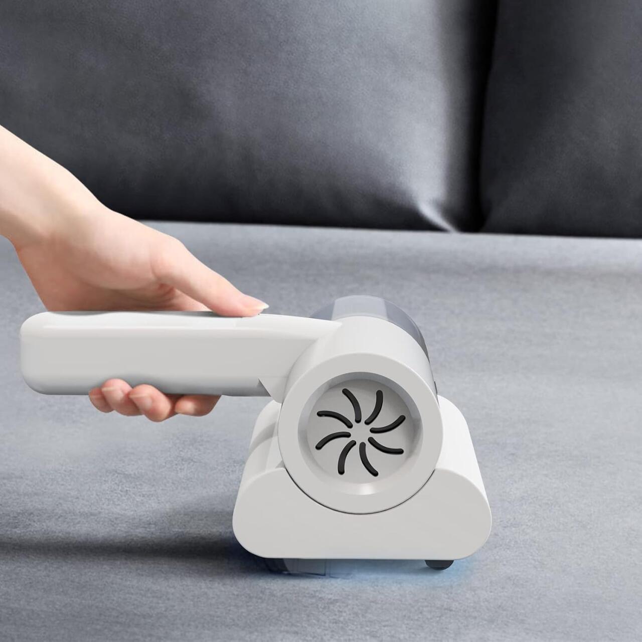 Aspirador de Ácaros 2 en 1 – Potencia de 300W, 2400mAh y Succión de 10.000 Pa