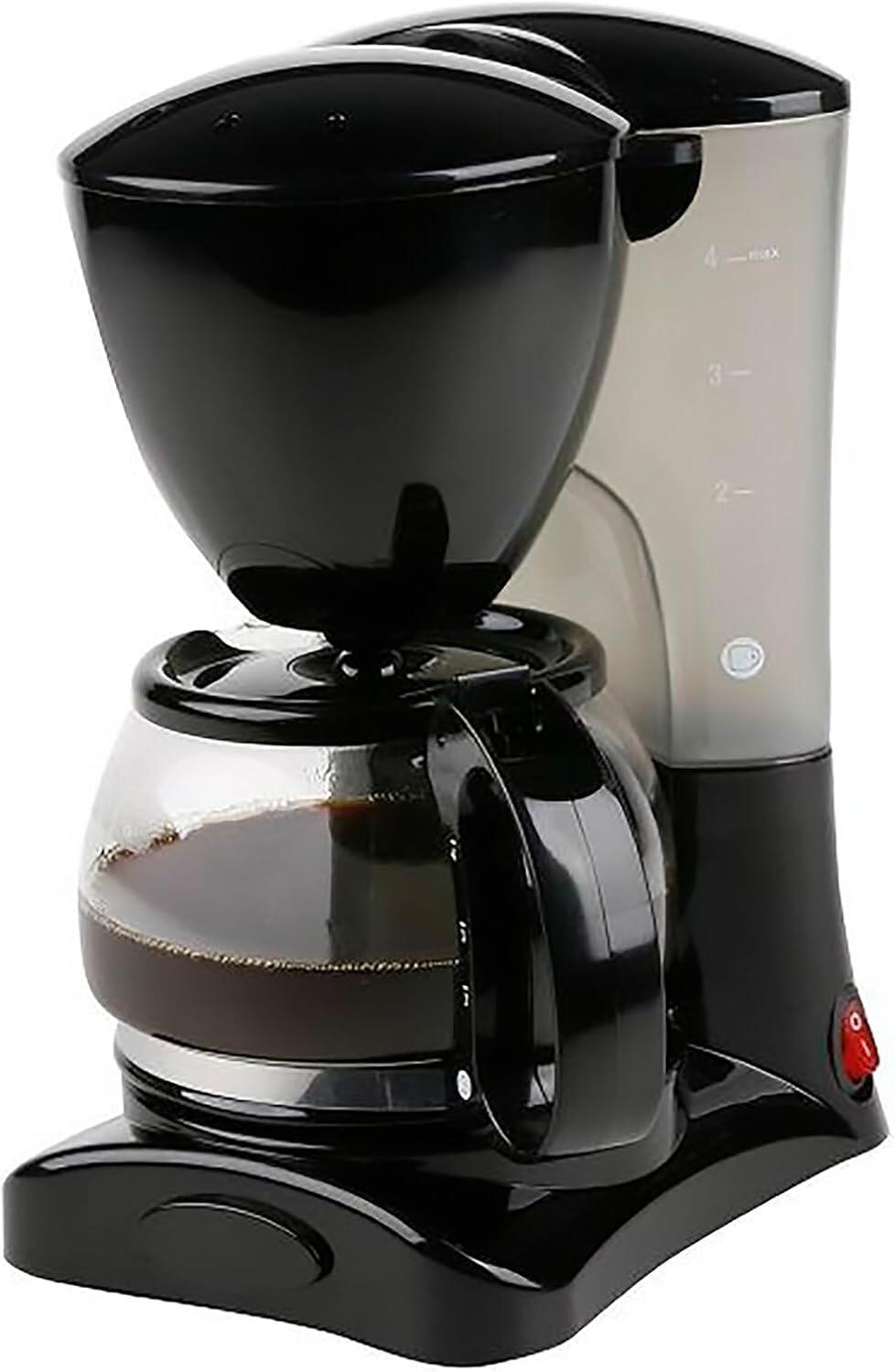 Cafetera Goteo 12 Tazas 900 W Filtro Extraíble Jarra De Cristal Capacidad 1,2L